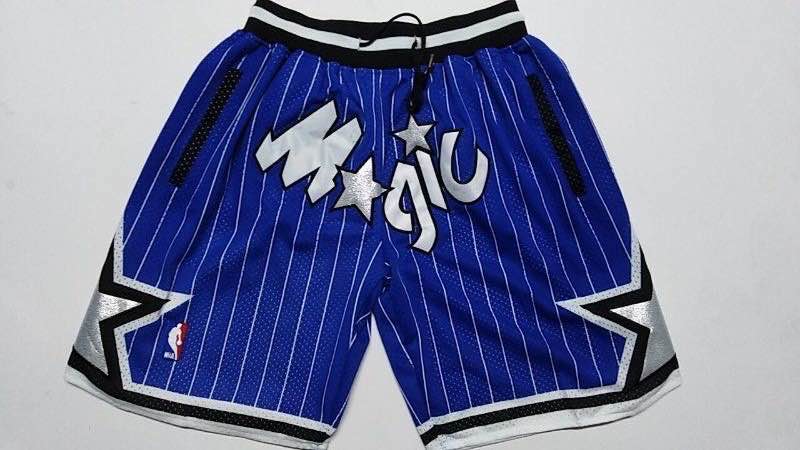 2020 Men NBA Orlando Magic blue shorts